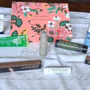 BIRCH BOX BRIMMING WITH GOODIES!  ALL NEW.